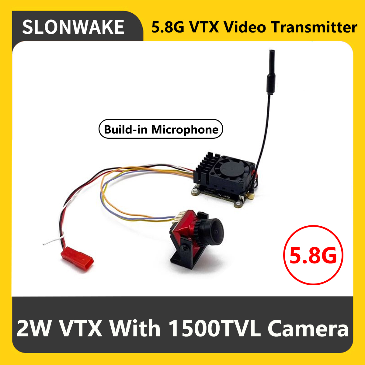 SLONWAKE 5.8G 2000mW FPV VTX ต - Drone Frame บทวิจารณ์และราคา