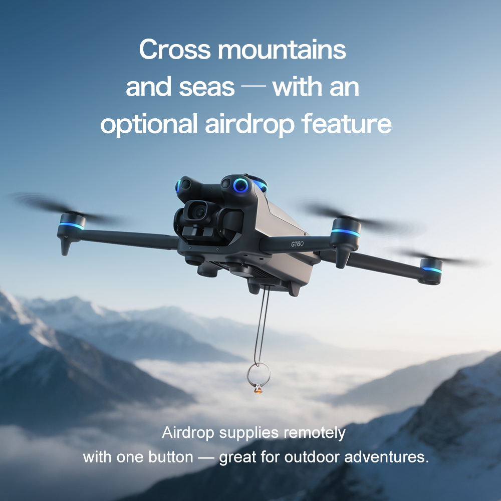 โดรน GT60 GPS แบบพับได้ หน้าจอ - Drone Gps Mount บทวิจารณ์และราคา