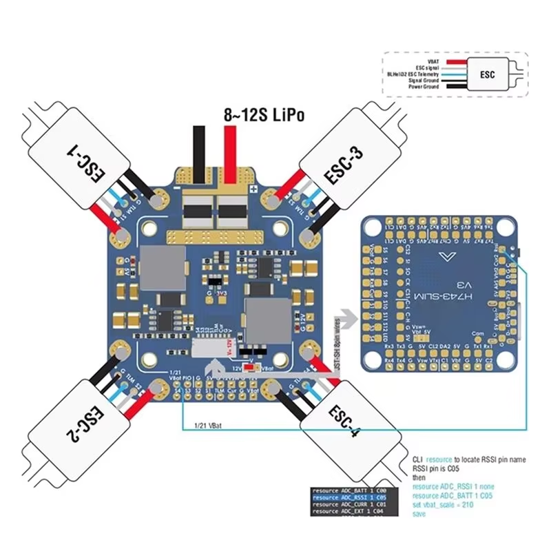 บอร์ด Matek System XCLASS PDB  - Drone Power Distribution Board บทวิจารณ์และราคา